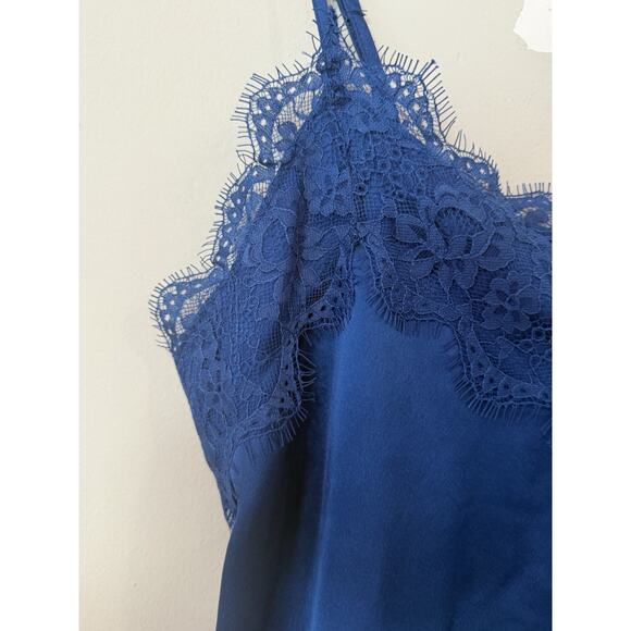 Y2K Abercrombie & Fitch Lace Trim Cami Spaghetti Strap Tank Top Medium Xx1366 - Picture 3 of 7